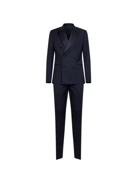 Costum Lardini cu două rânduri de nasturi albastru