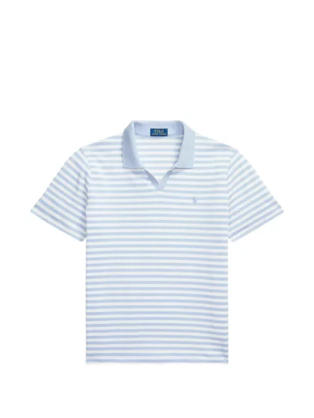 Tricou polo Polo Ralph Lauren cu glugă cu blană cu broderie roșu