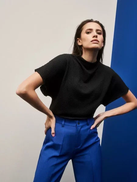 Mânecă largă bluză Marisse eleganta negru