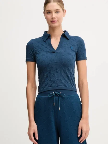 Guess polo PEONY niebieska