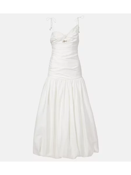 Rochie maxi Self-portrait alb
