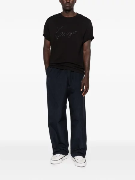 Tricou Kenzo cu broderie negru