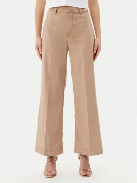 Guess Blugi Wide Leg maro