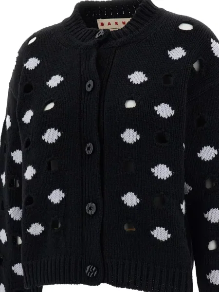 Cardigan Marni cu buline negru