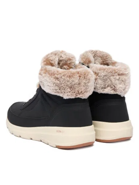 Šnurovacia obuv Skechers Glacial Ultra čierna