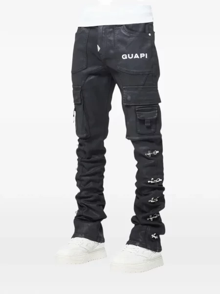 Ceruit pantaloni cargo Guapi negru