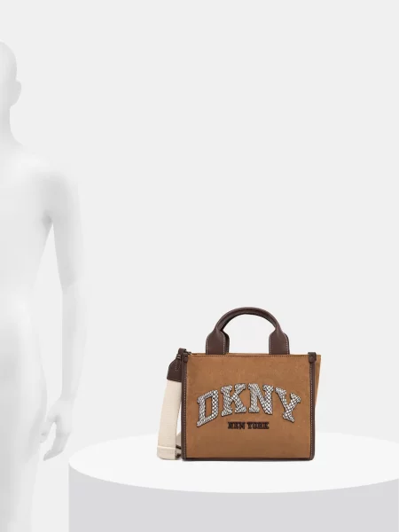 DKNY női műbőr táska bézs