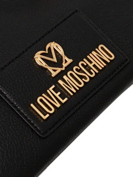 Ogrlica Love Moschino s autogramom crna