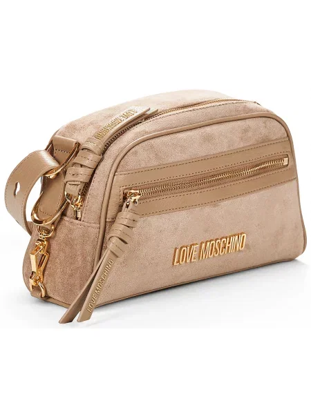 Kabelka Love Moschino béžová