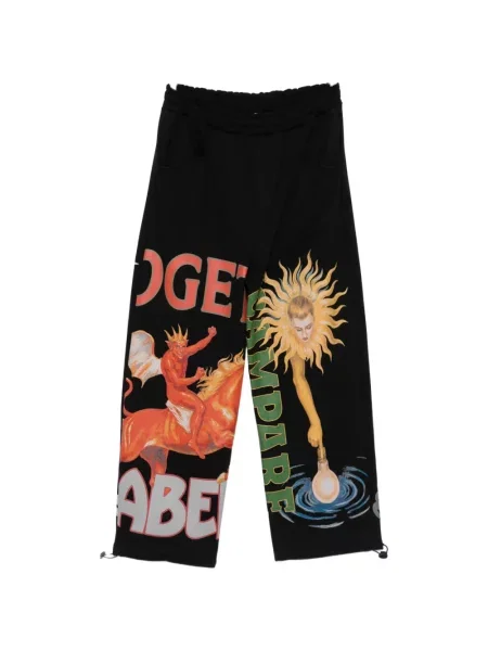 Pantaloni Pdf cu imagine alergare negru