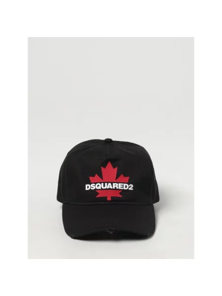 Czapka z daszkiem Dsquared2 czarna
