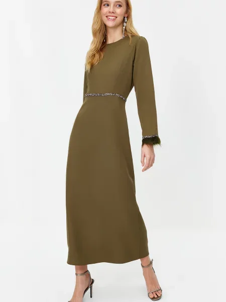 Rochie de seară Trendyol cu strasuri