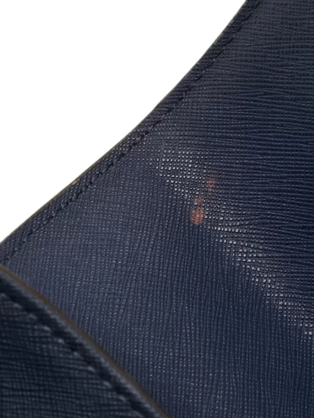 Geantă Dkny din piele albastru