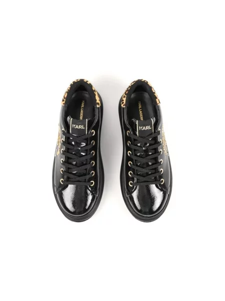Sneakersy Karl Lagerfeld skórzane czarne