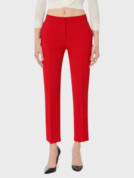 Брюки Elisabetta Franchi красные