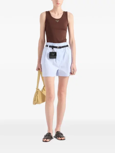 Top Prada tricotate maro