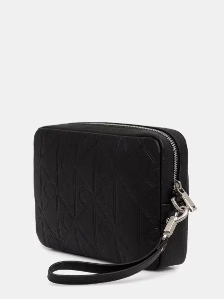 Geantă Calvin Klein din piele negru