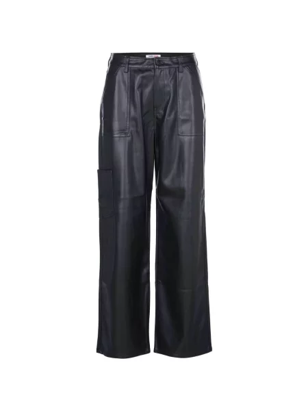 Tommy Jeans Pantaloni daisy | low rise negru