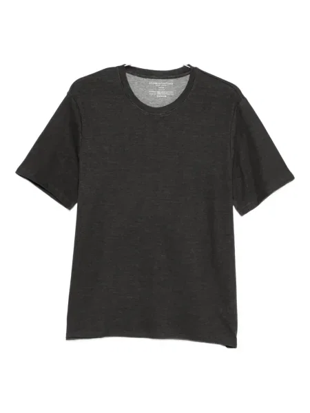 Tricou Majestic Filatures cu decolteu rotund gri
