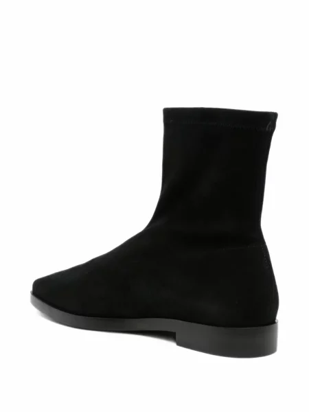 Cizme scurte Stuart Weitzman din piele de căprioară negru