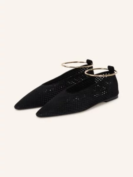 Jil Sander Baleríny černá