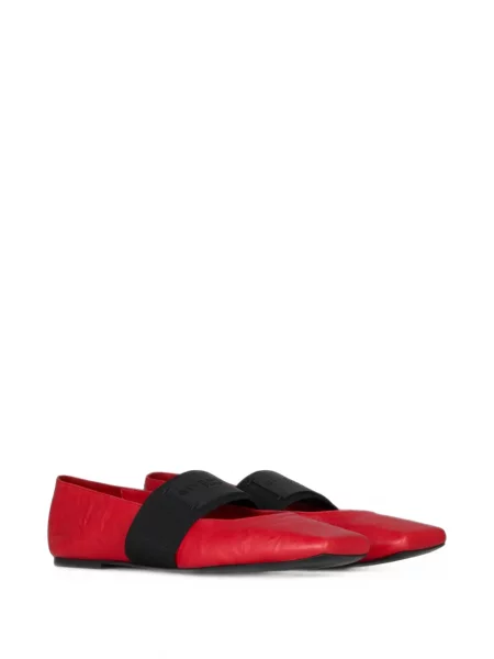 Balerini Givenchy din piele roșu