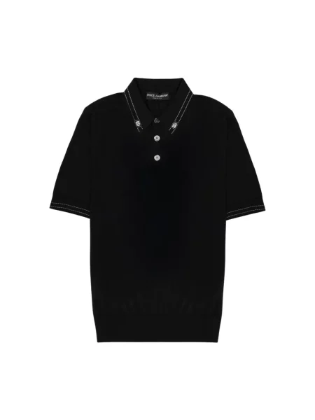 Koszulka polo Dolce And Gabbana czarna