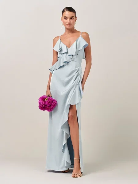 Sável Rochie de seară Eloise pastel albastru