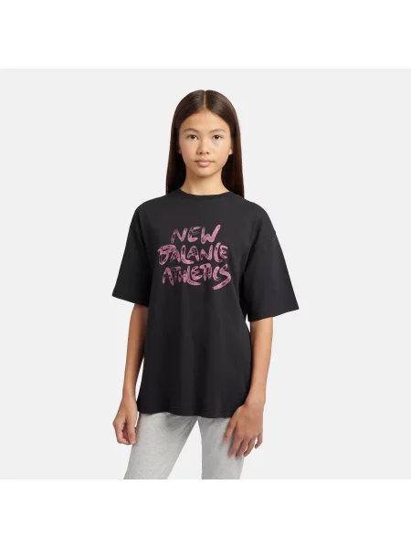 Koszulka dziecięca New Balance – czarna