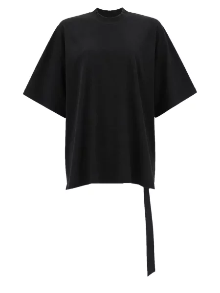 Презрамки тениска Rick Owens Drkshdw с кръгло деколте черно