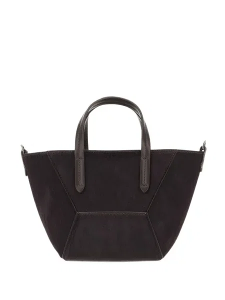 Geantă shopper Brunello Cucinelli din piele maro