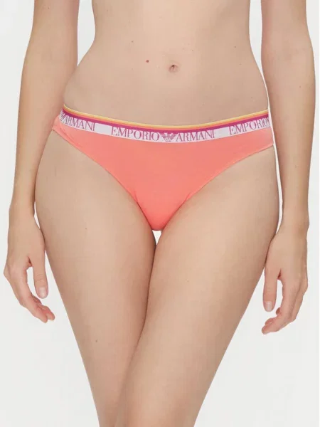 Hlačke Emporio Armani Underwear roza