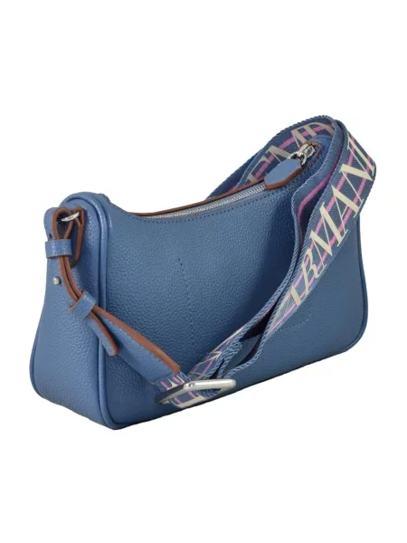 Torebka bagietka Emporio Armani niebieska