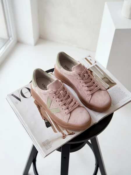 Tenisky Vinceza na platformě hnědé