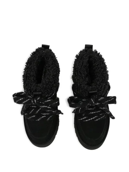 Botine Karl Lagerfeld cu platformă negru