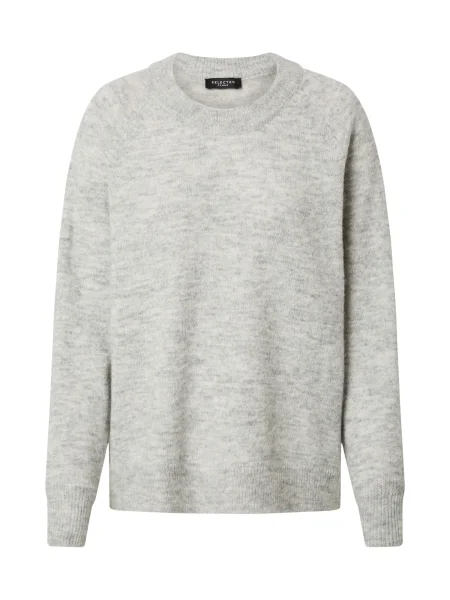 SELECTED FEMME Pulover SLFLULU deschis gri