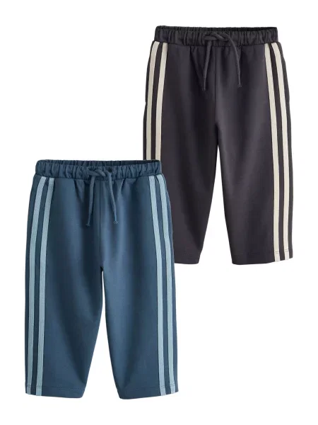Next Pantaloni albastru / albastru deschis / negru / natural alb