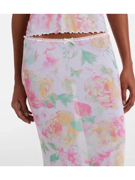 Fusta maxi Bananhot cu model floral