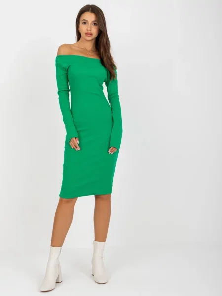 Rochie Fashionhunters de costum verde