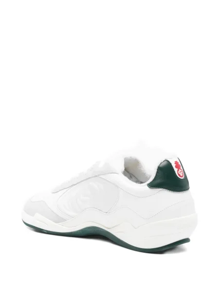 Sneakers Casablanca με κορδόνια με δαντέλα λευκό
