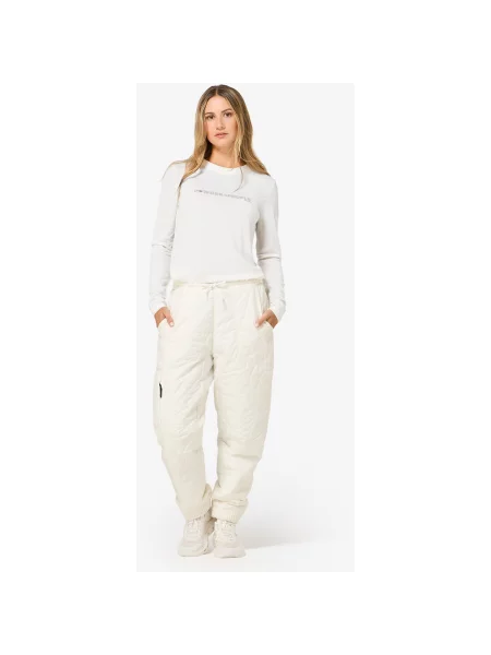Longsleeve SUPER.NATURAL POWDER TO THE PEOPLE BIO ​M biały