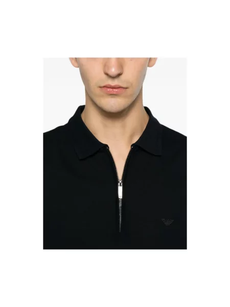 Koszulka polo Emporio Armani niebieska