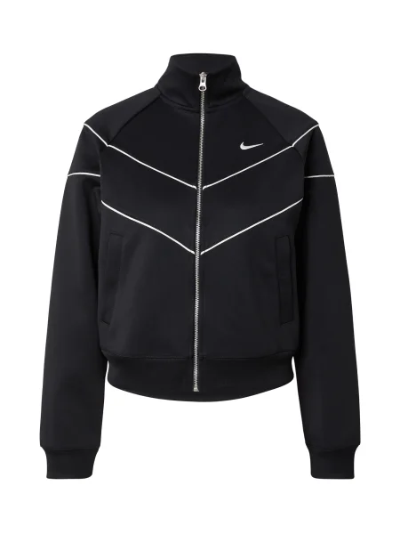 Nike Sportswear Gornji dio trenirke crna bijela