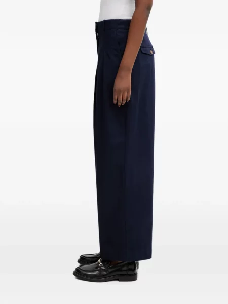 Pantaloni Lacoste albastru