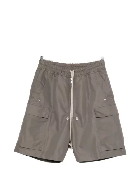 Stahovací šňůrka cargo kalhoty Rick Owens šedé