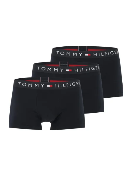 Tommy Hilfiger Underwear Boxeri albastru închis / roșu alb