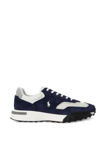 Τένις sneakers Polo Ralph Lauren με αυτόγραφο tweed μαύρο