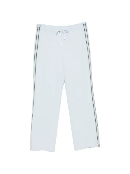 Pantaloni Marccain cu dungi alergare albastru