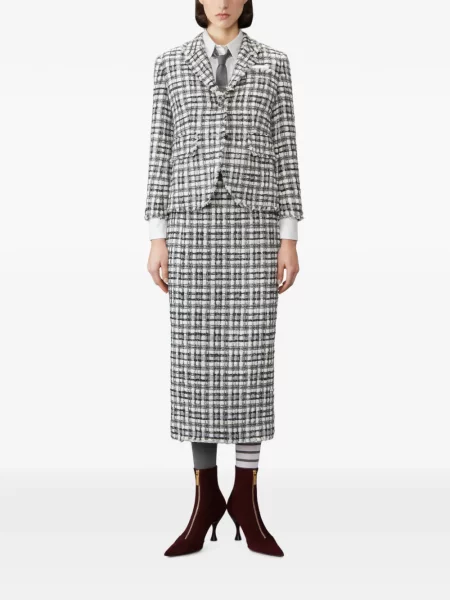 Fustă tip creion Thom Browne din tweed