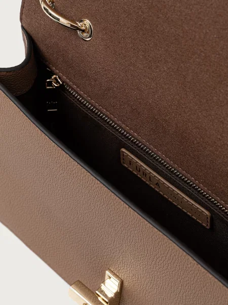 Кожаная сумка через плечо Furla